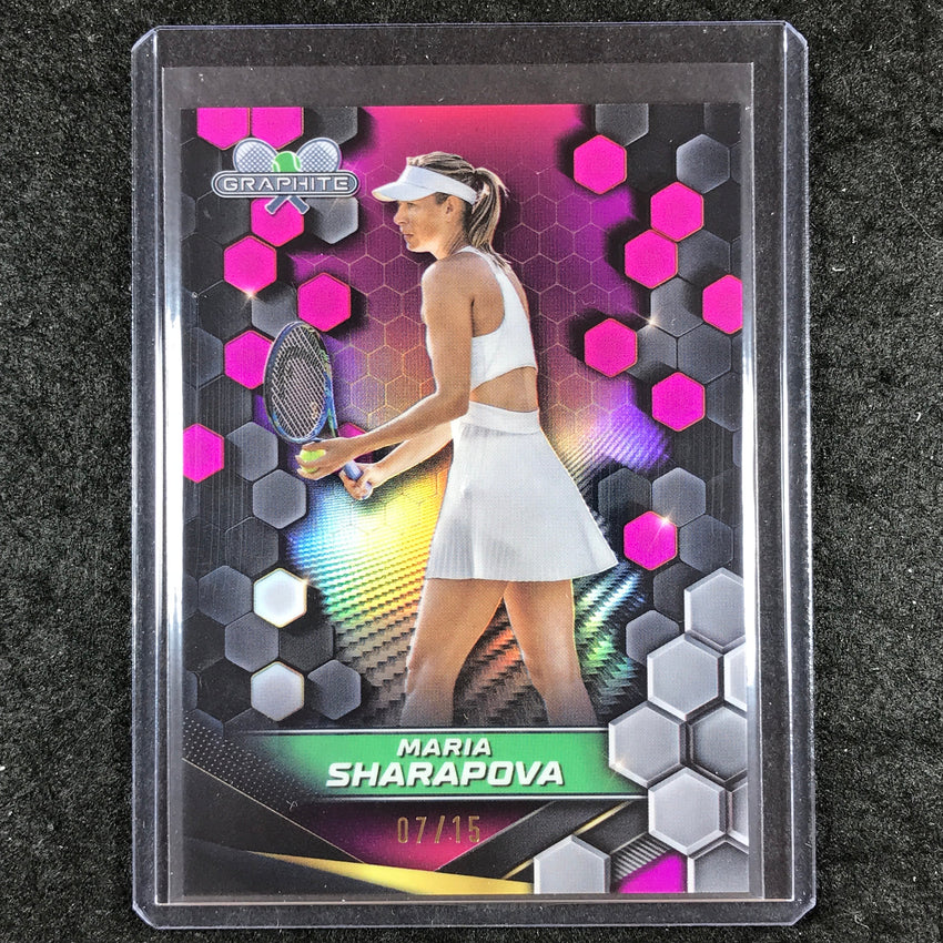 2024 Topps Graphite Tennis MARIA SHARAPOVA Base Pink 7/15 #62
