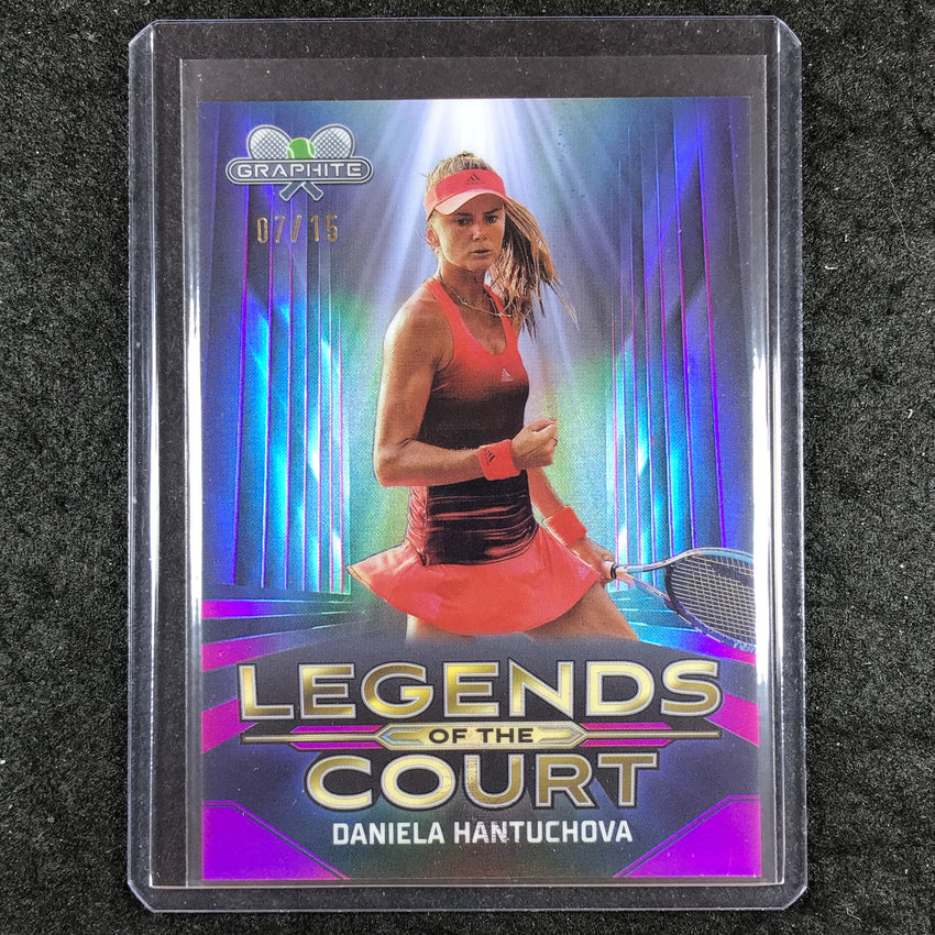 2024 Topps Graphite Tennis DANIELA HANTUCHOVA Legends of the Court Pink 7/15 #DH