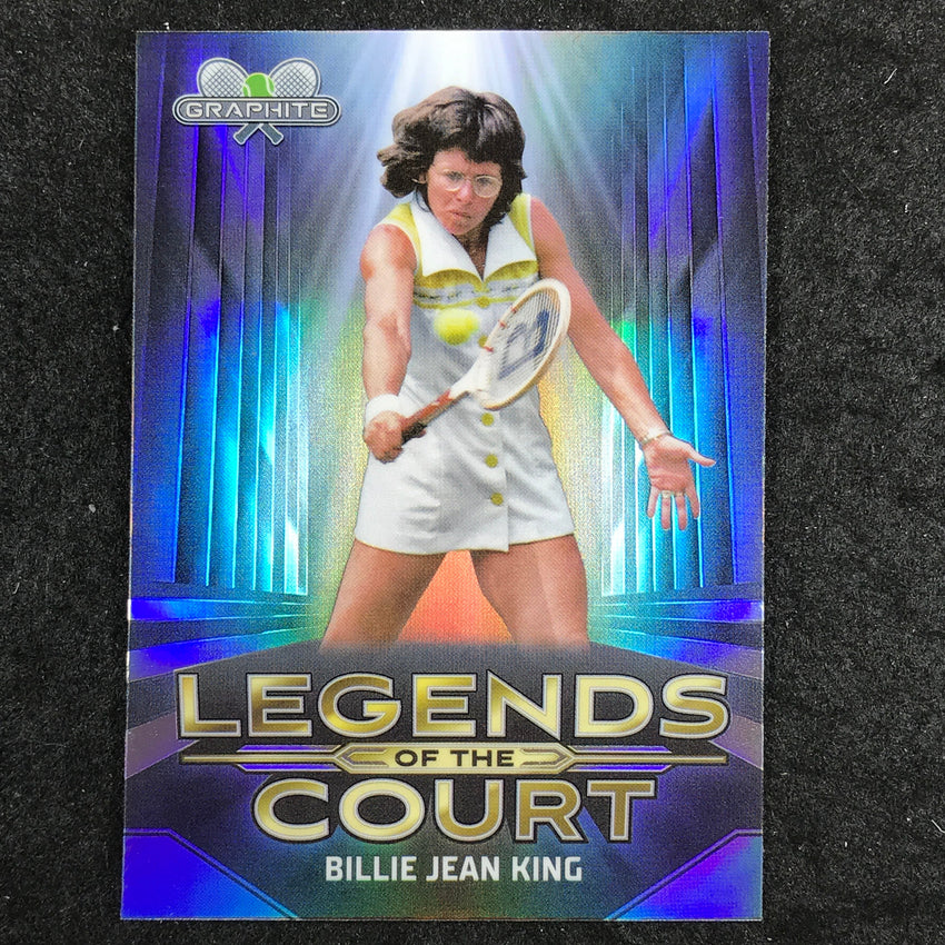 2024 Topps Graphite Tennis BILLIE JEAN KING Legends of the Court Refractor #BK
