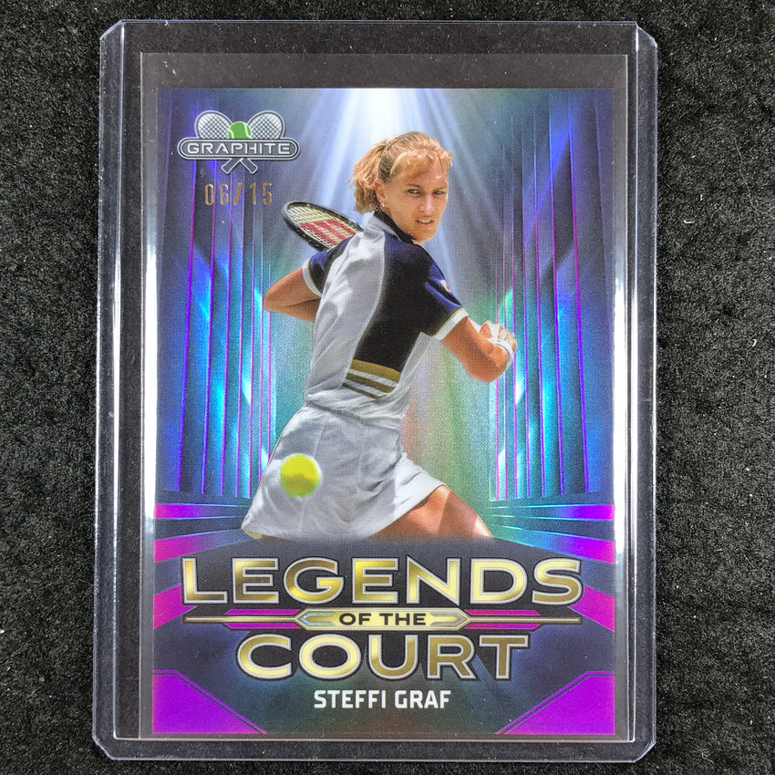 2024 Topps Graphite Tennis STEFFI GRAF Legends of the Court Pink 6/15 #SG