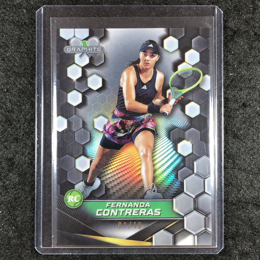 2024 Topps Graphite Tennis FERNANDA CONTRERAS Rookie Base White 1/10 #164