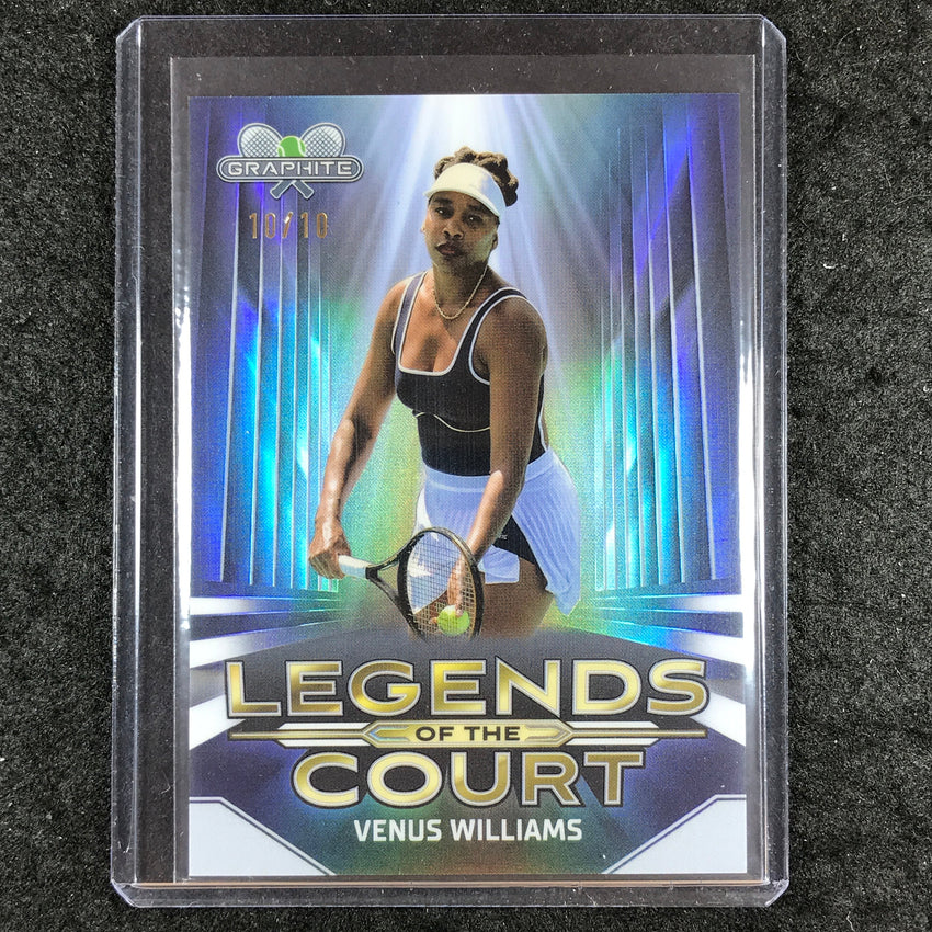 2024 Topps Graphite Tennis VENUS WILLIAMS Legends of the Court White 10/10 #VW