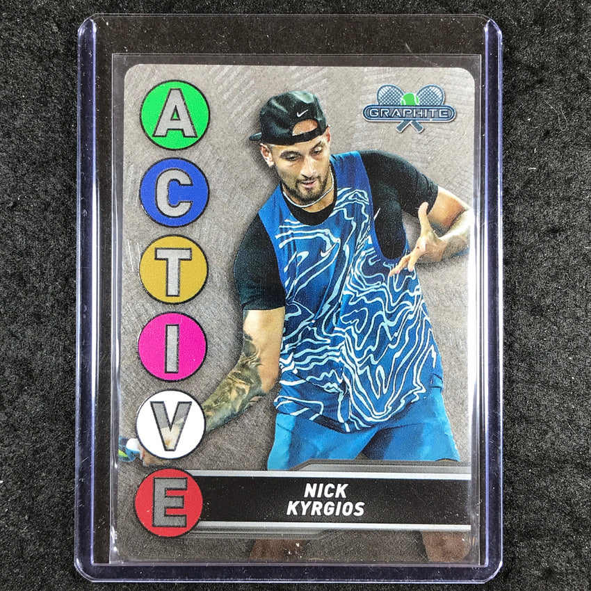 2024 Topps Graphite Tennis NICK KYRGIOS Active Metal Card Base #28