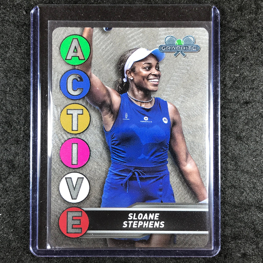 2024 Topps Graphite Tennis SLOANE STEPHENS Active Metal Card Base #35
