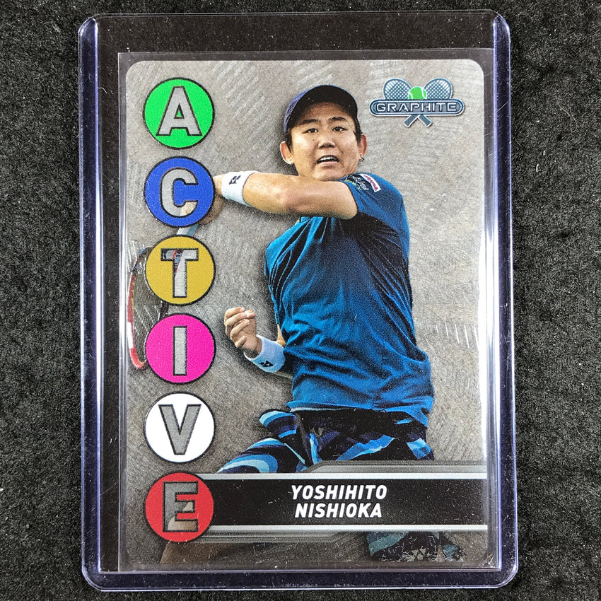 2024 Topps Graphite Tennis YOSHIHITO NISHIOKA Active Metal Card Base #45