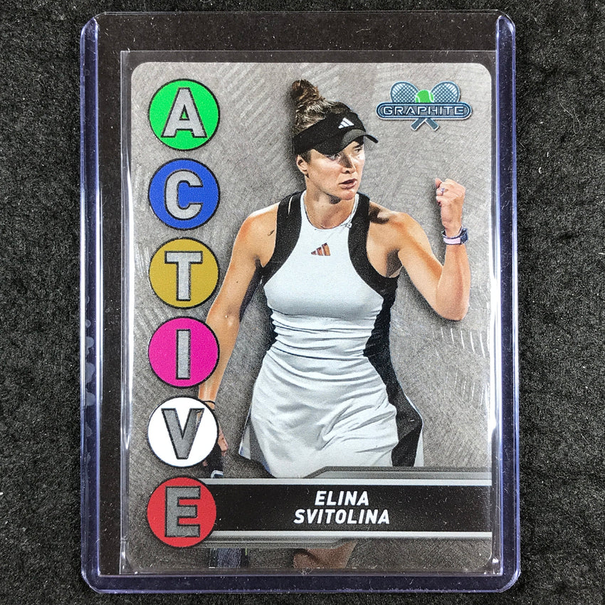 2024 Topps Graphite Tennis ELINA SVITOLINA Active Metal Card Base #49