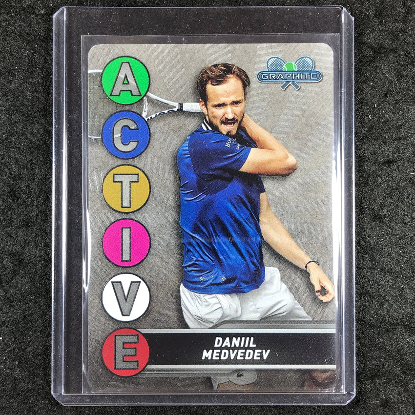 2024 Topps Graphite Tennis DANIIL MEDVEDEV Active Metal Card Base #50