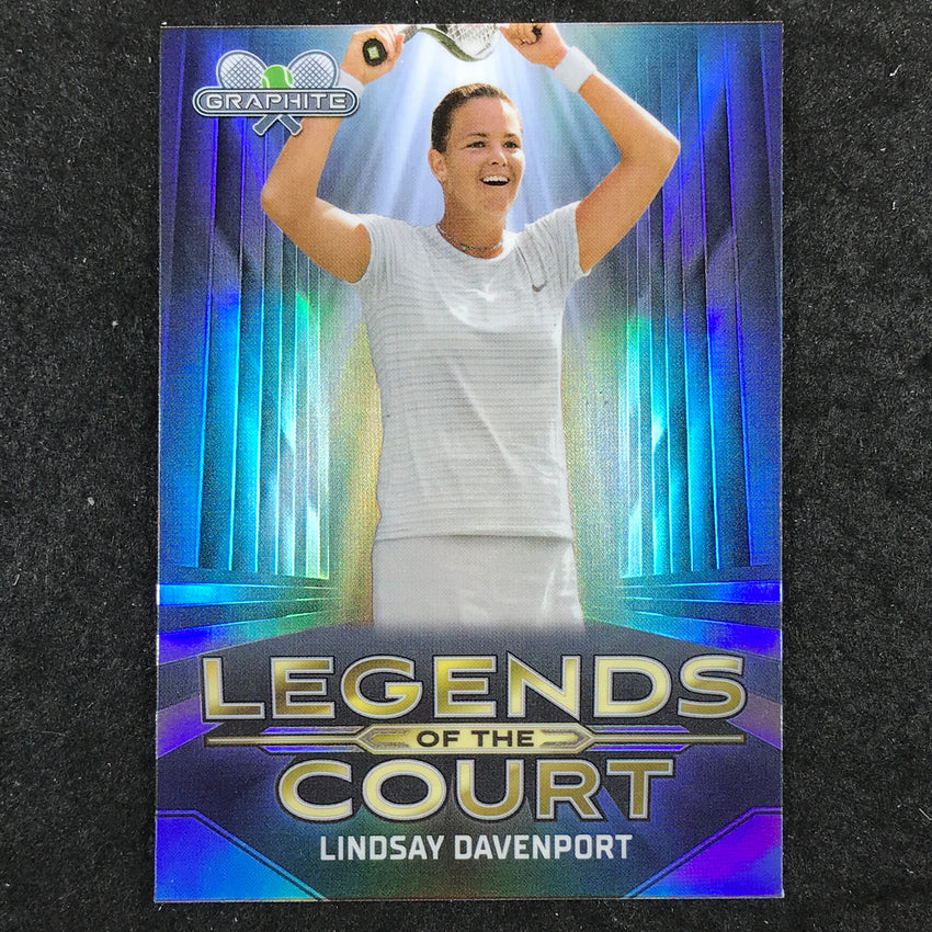 2024 Topps Graphite Tennis LINDSAY DAVENPORT Legends of the Court Refractor #LD