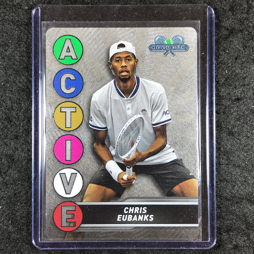 2024 Topps Graphite Tennis CHRIS EUBANKS Active Metal Card Base #52