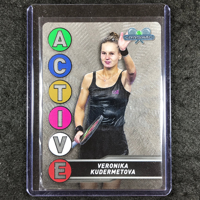 2024 Topps Graphite Tennis VERONIKA KUDERMETOVA Active Metal Card Base #53