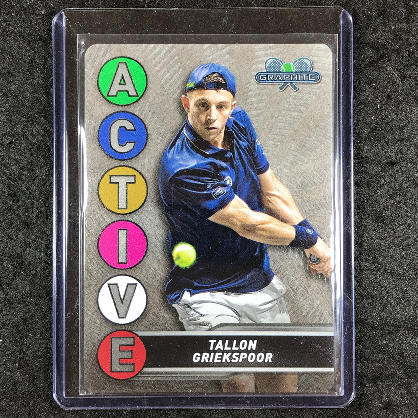 2024 Topps Graphite Tennis TALLON GRIEKSPOOR Active Metal Card Base #54