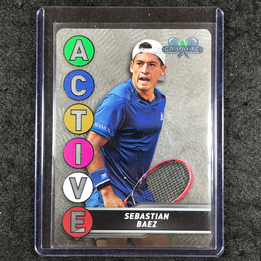 2024 Topps Graphite Tennis SEBASTIAN BAEZ Active Metal Card Base #56