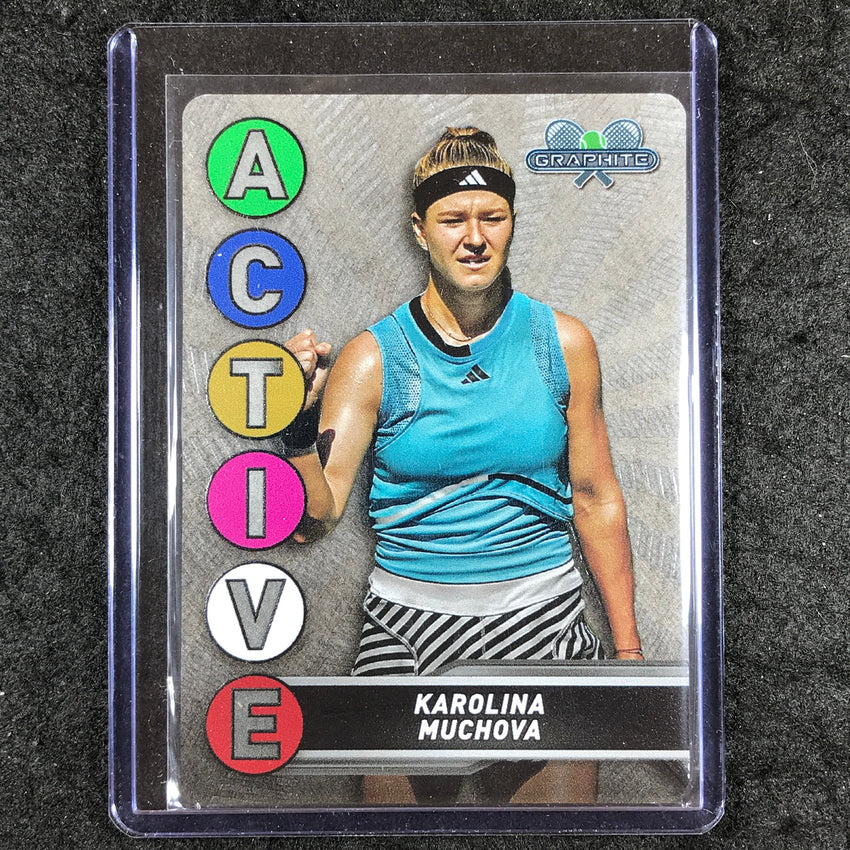 2024 Topps Graphite Tennis KAROLINA MUCHOVA Active Metal Card Base #71