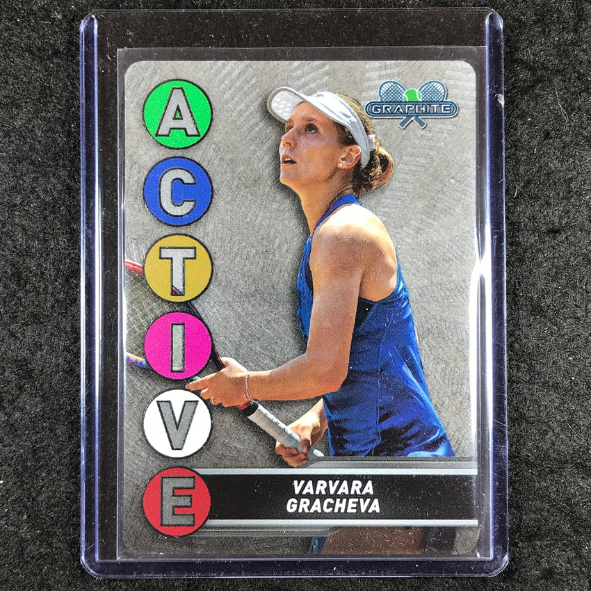2024 Topps Graphite Tennis VARVARA GRACHEVA Active Metal Card Base #80