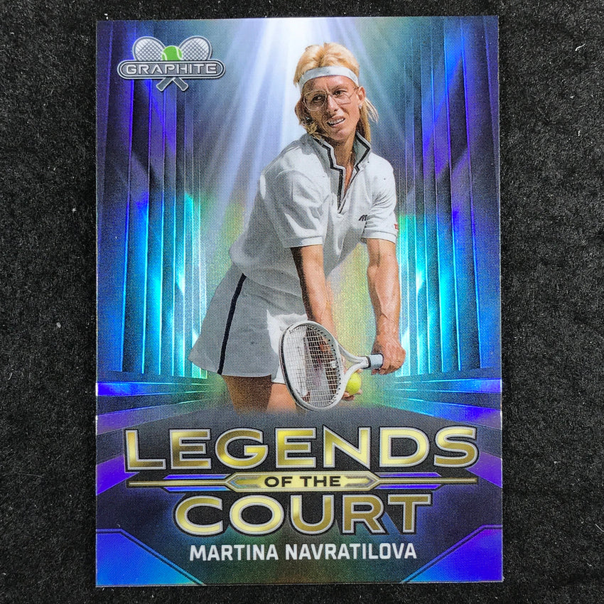 2024 Topps Graphite Tennis MARTINA NAVRATILOVA Legend of the Court Refractor #MN