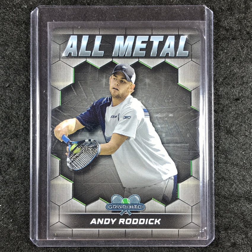 2024 Topps Graphite Tennis ANDY RODDICK All Metal Card Base #7