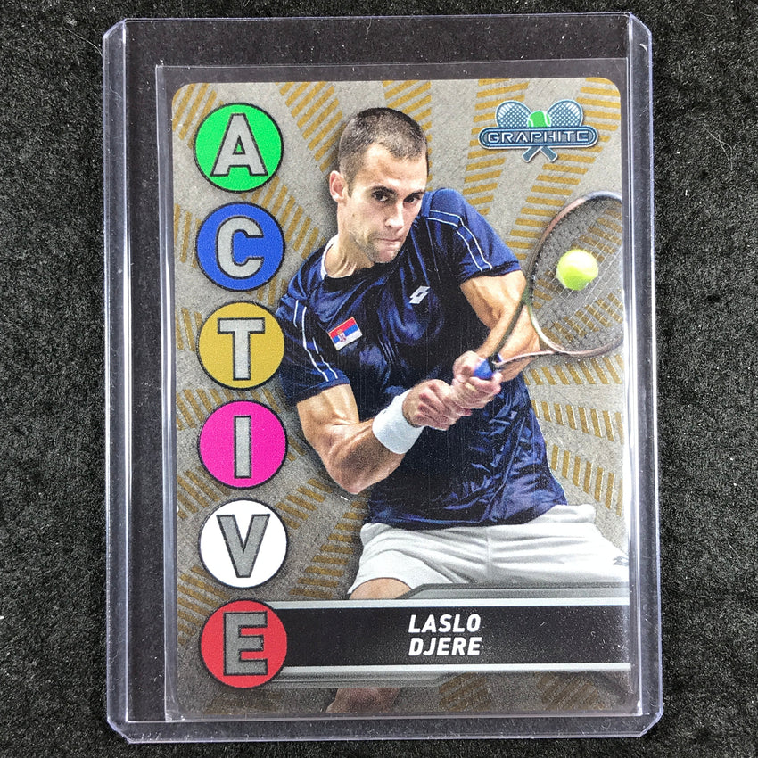 2024 Topps Graphite Tennis LASLO DJERE Active Metal Card Gold 5/25 #8