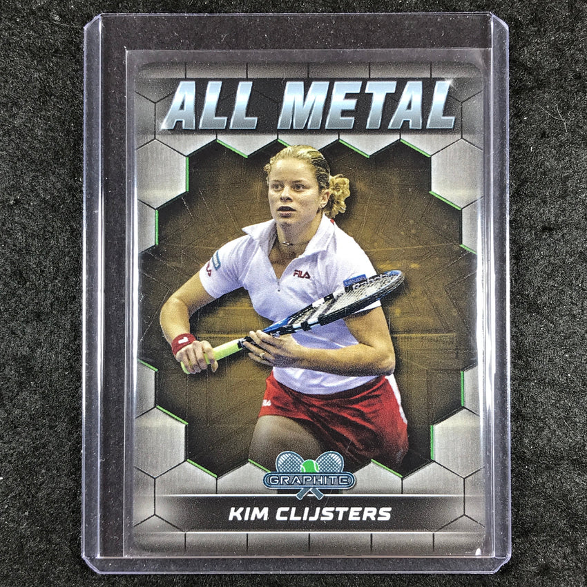 2024 Topps Graphite Tennis KIM CLIJSTERS All Metal Card Gold 23/25 #9