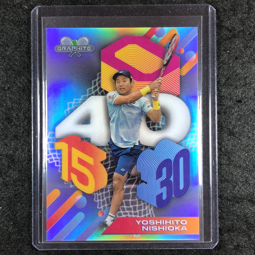 2024 Topps Graphite Tennis YOSHIHITO NISHIOKA Scoring Sensations SSP #YN
