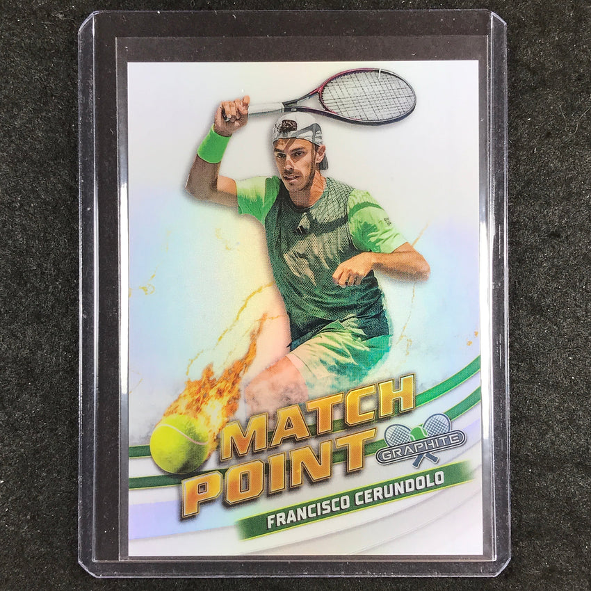 2024 Topps Graphite Tennis FRANCISCO CERUNDOLO Match Point SSP #FCO
