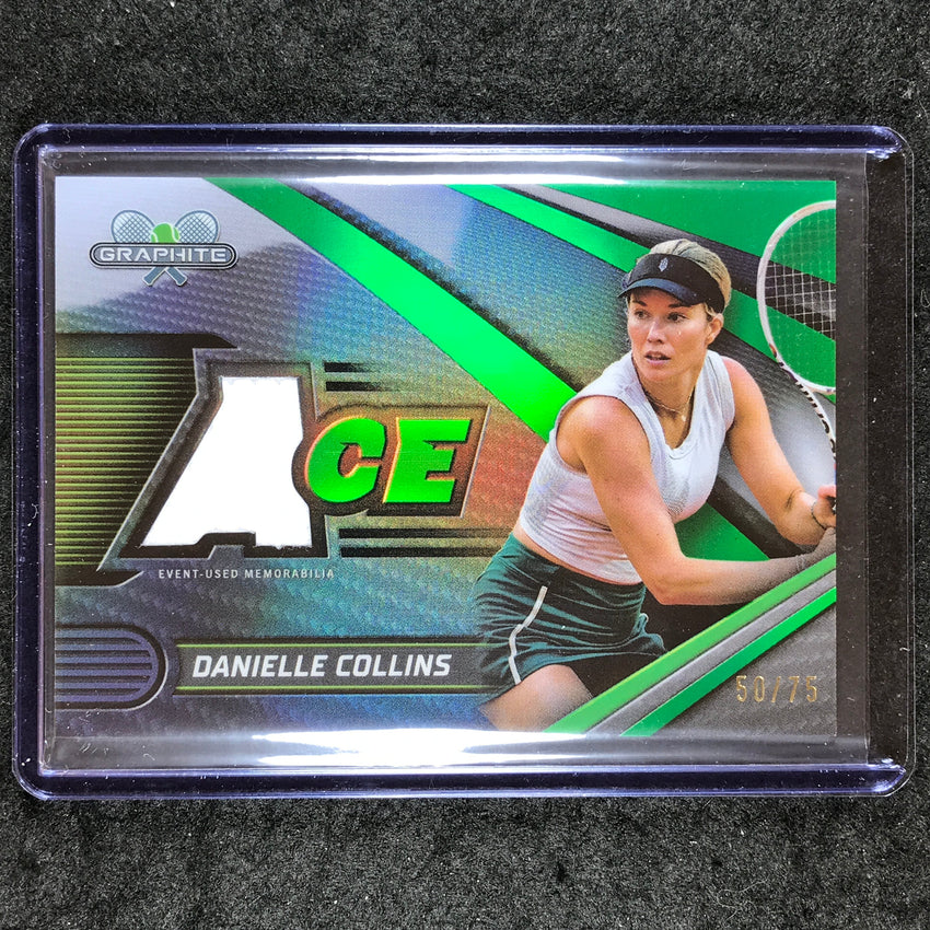 2024 Topps Graphite Tennis DANIELLE COLLINS Ace Relic Green 50/75 #DCS