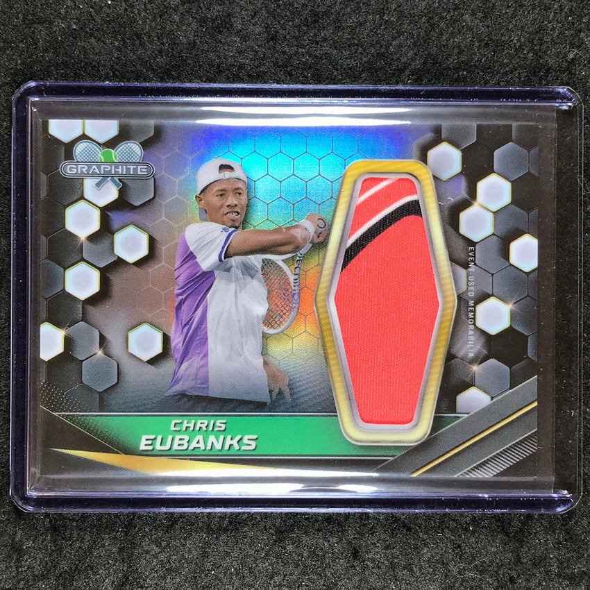 2024 Topps Graphite Tennis CHRIS EUBANKS Graphite Relics Refractor #CES