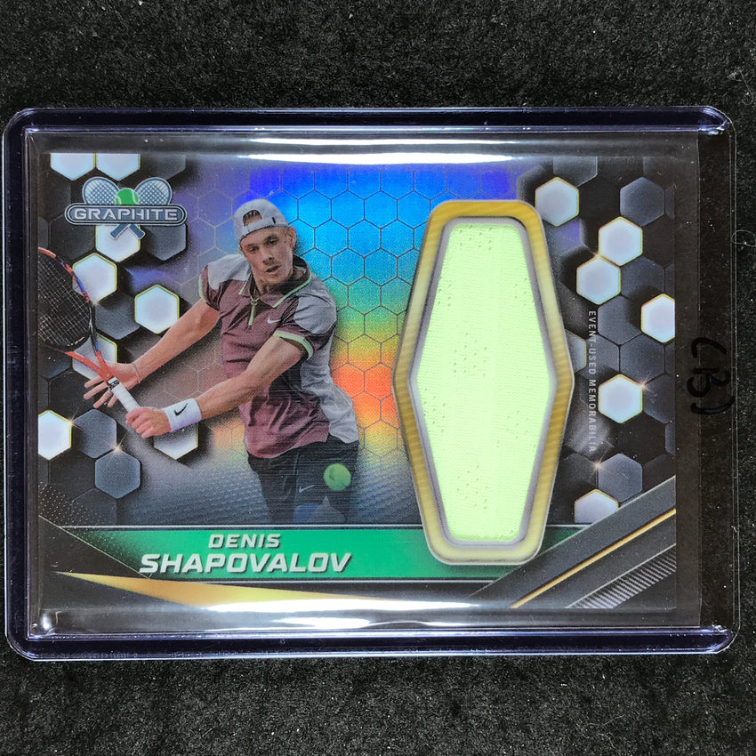 2024 Topps Graphite Tennis DENIS SHAPOVALOV Graphite Relics Refractor #DSV (B)