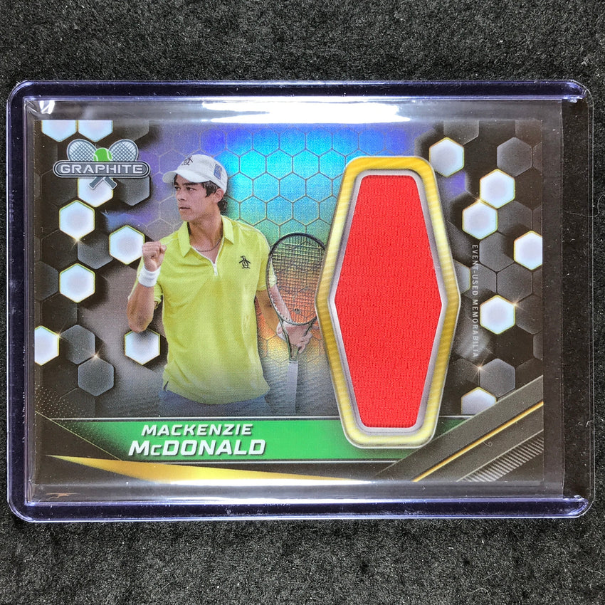 2024 Topps Graphite Tennis MACKENZIE MCDONALD Graphite Relics Refractor #MMD
