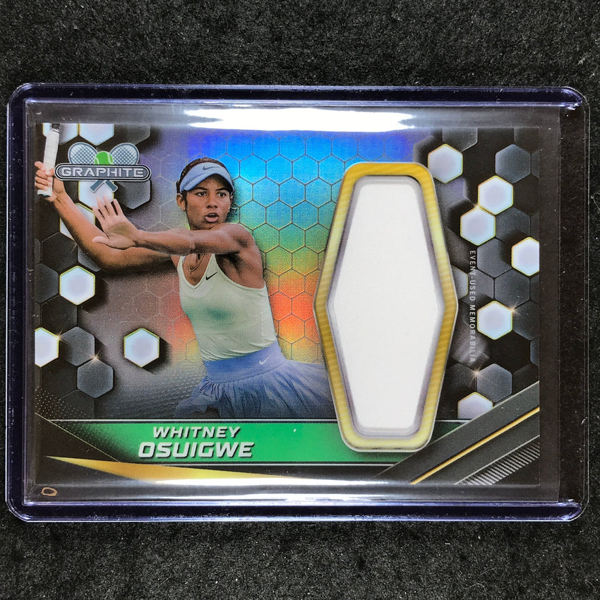 2024 Topps Graphite Tennis WHITNEY OSUIGWE Graphite Relics Refractor #WDW