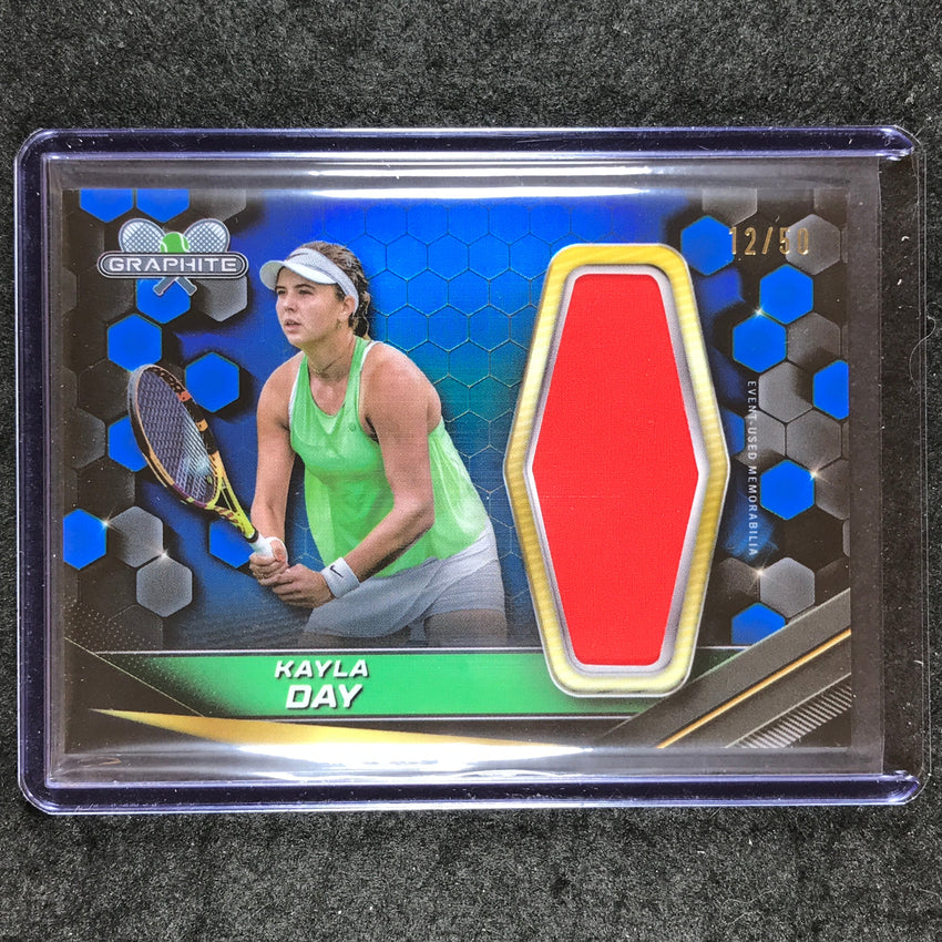 2024 Topps Graphite Tennis KAYLA DAY Graphite Relics Blue 12/50 #KDY