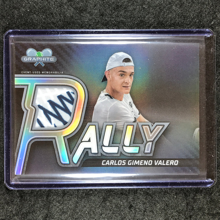 2024 Topps Graphite Tennis CARLOS GIMENO VALERO Rally Relics Refractor #CGO