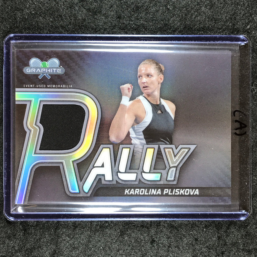 2024 Topps Graphite Tennis KAROLINA PLISKOVA Rally Relics Refractor #KPA (A)