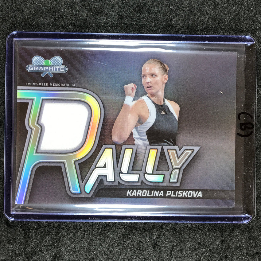 2024 Topps Graphite Tennis KAROLINA PLISKOVA Rally Relics Refractor #KPA (B)