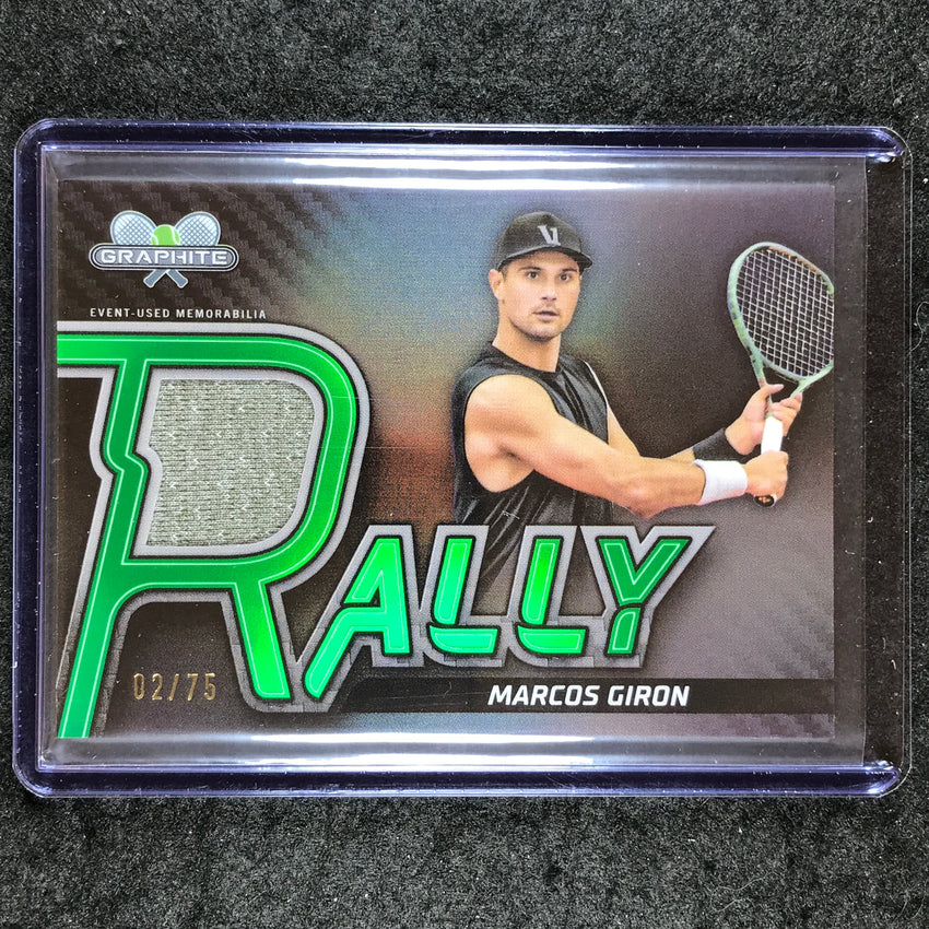 2024 Topps Graphite Tennis MARCOS GIRON Rally Relics Green 2/75 #MGN