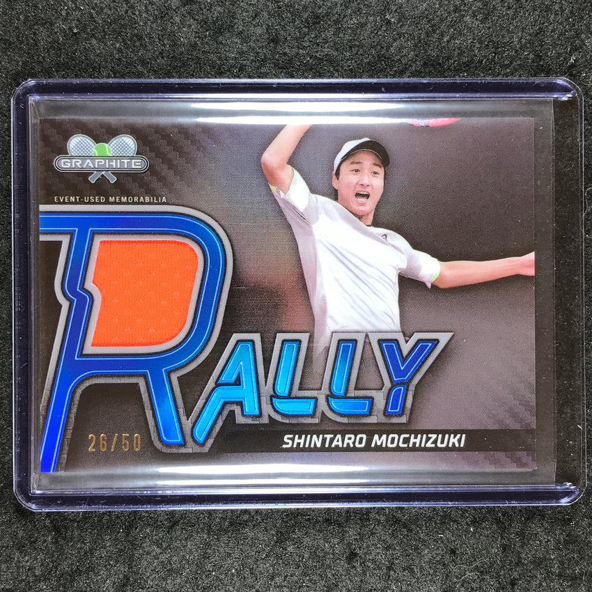 2024 Topps Graphite Tennis SHINTARO MOCHIZUKI Rally Relics Blue 26/50 #SMI