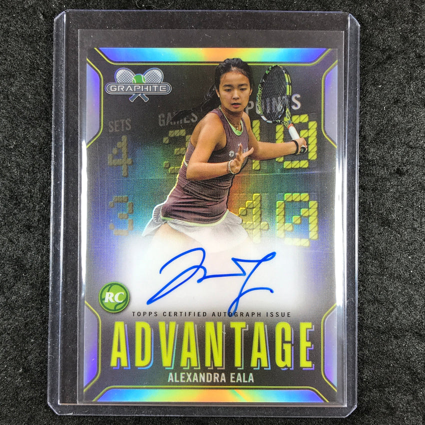2024 Topps Graphite Tennis ALEXANDRA EALA Advantage Rookie Auto Refractor #AE