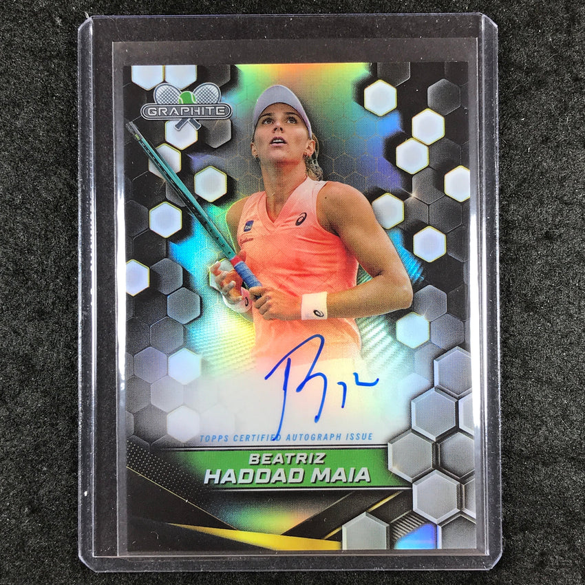 2024 Topps Graphite Tennis BEATRIZ HADDAD MAIA Graphite Auto Refractor #BHM