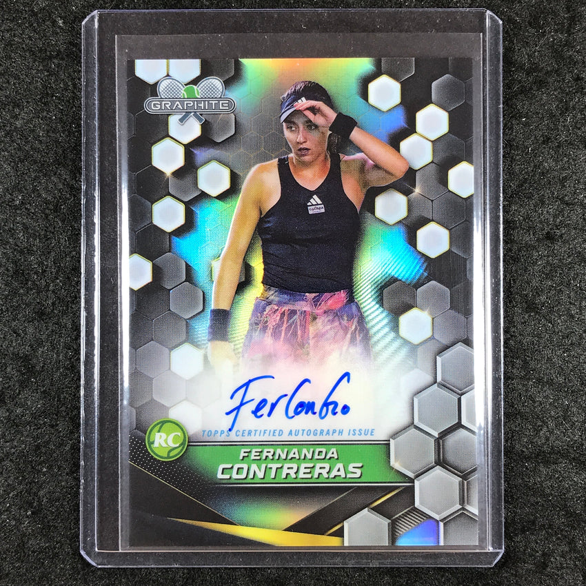 2024 Topps Graphite Tennis FERNANDA CONTRERAS Graphite Rookie Auto Refractor FCS