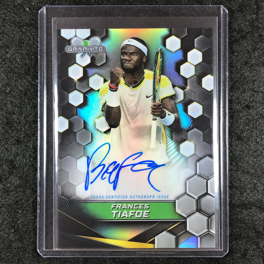 2024 Topps Graphite Tennis FRANCES TIAFOE Graphite Signatures Auto Refractor FTE