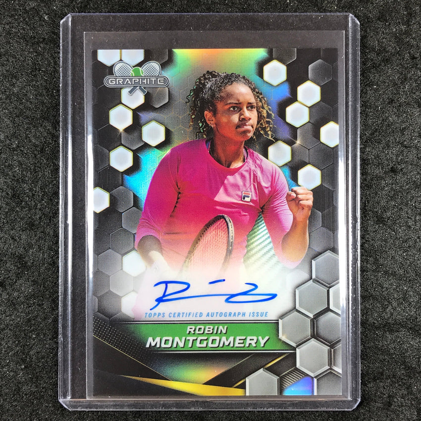 2024 Topps Graphite Tennis ROBIN MONTGOMERY Graphite Auto Refractor #RMY