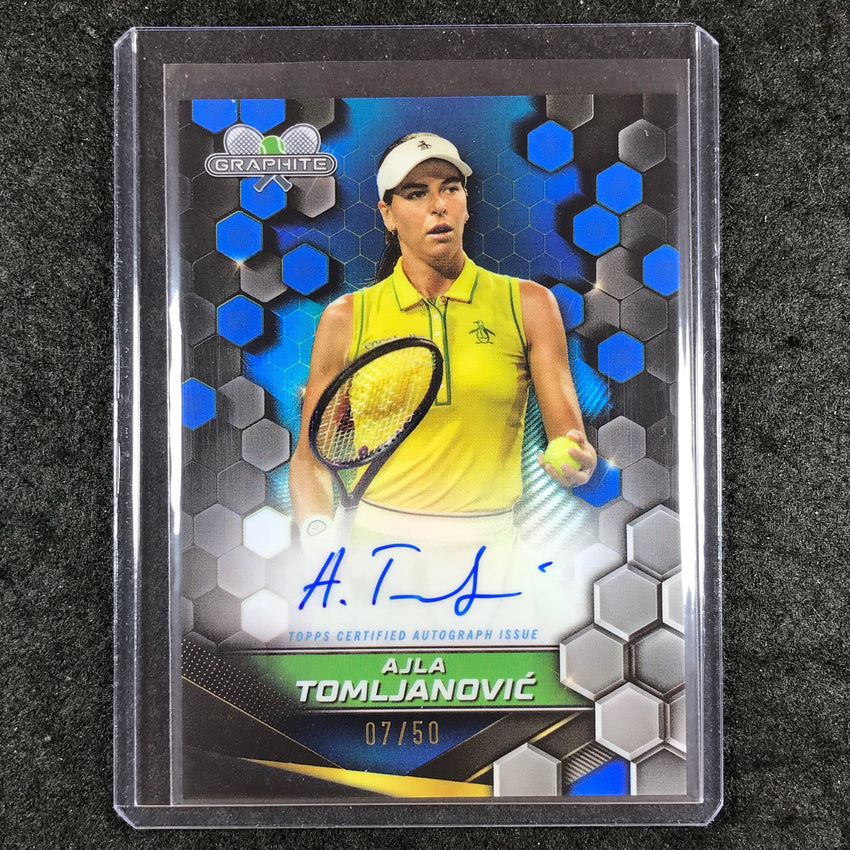 2024 Topps Graphite Tennis ALJA TOMLJANOVIC Graphite Signatures Auto Blue 7/50