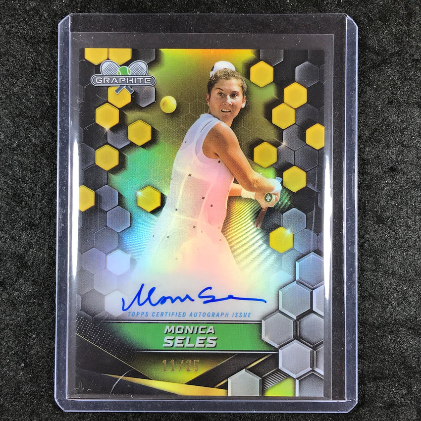 2024 Topps Graphite Tennis MONICA SELES Graphite Signatures Auto Gold 11/25