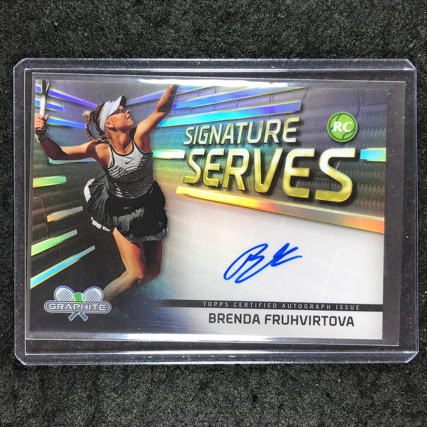 2024 Topps Graphite Tennis BRENDA FRUHVIRTOVA Signature Serves Rookie Auto #BF