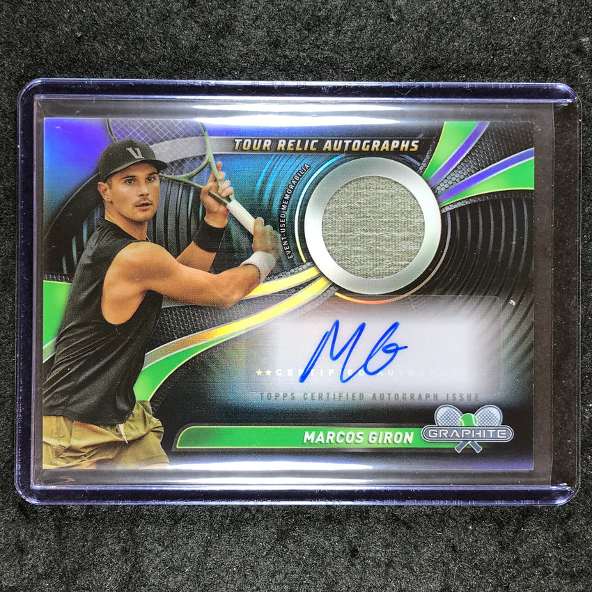 2024 Topps Graphite Tennis MARCOS GIRON Tour Relic Auto Refractor #MGN