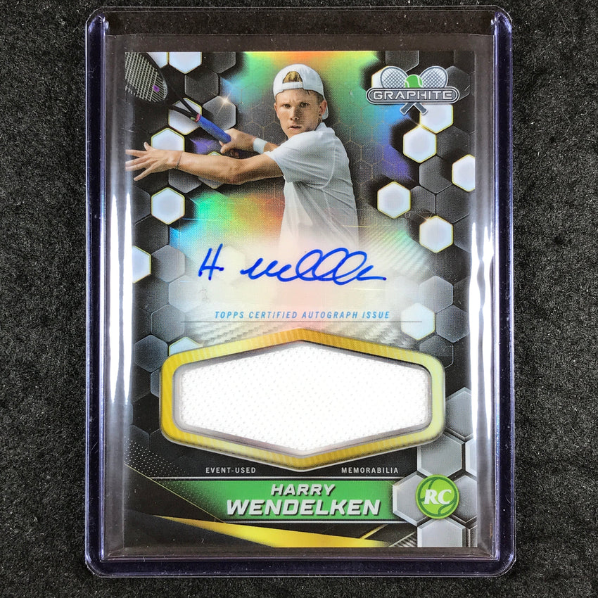 2024 Topps Graphite Tennis HARRY WENDELKEN Graphite Signature Relic Auto #HWN