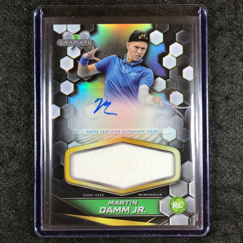 2024 Topps Graphite Tennis MARTIN DAMM JR. Graphite Signature Relic Auto Rookie