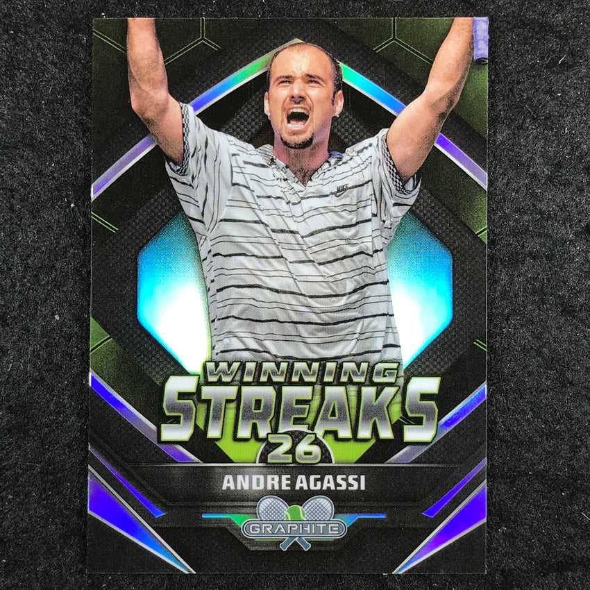2024 Topps Graphite Tennis ANDRE AGASSI Winning Streaks Refractor #AA