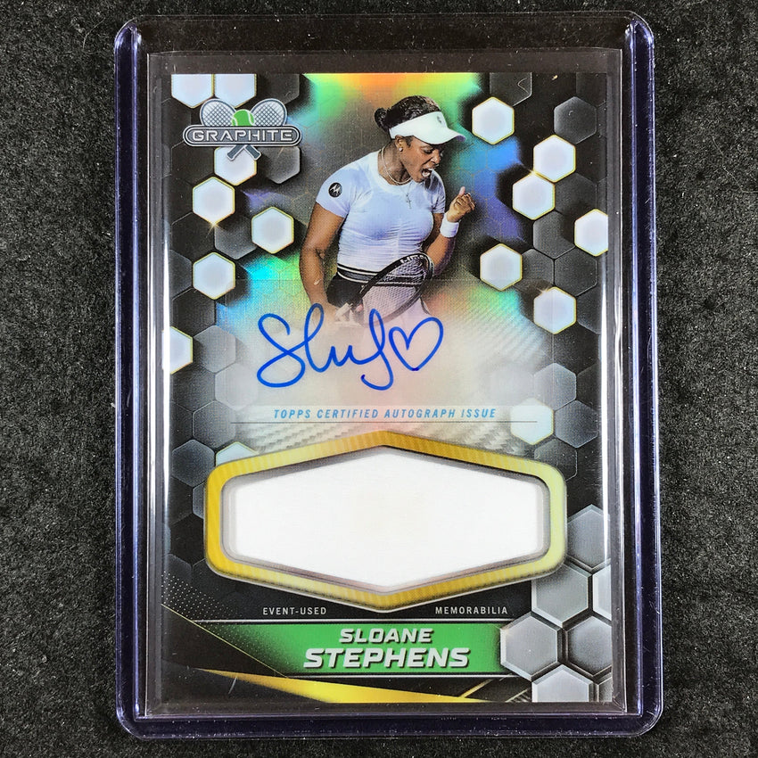2024 Topps Graphite Tennis SLOANE STEPHENS Graphite Signature Relic Auto #SSS