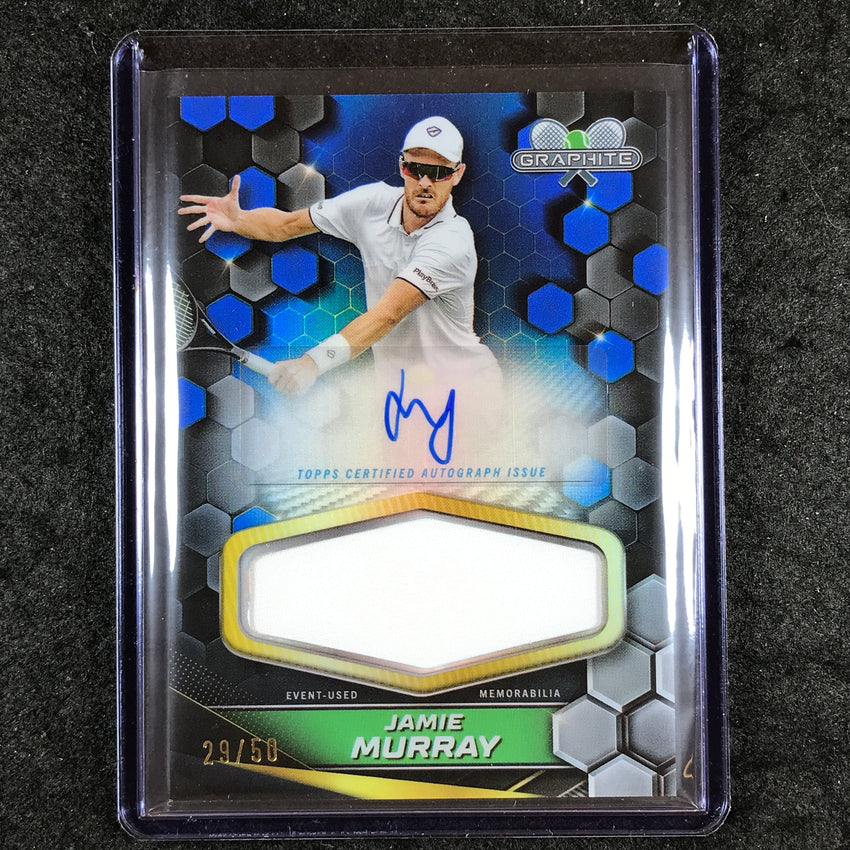 2024 Topps Graphite Tennis JAMIE MURRAY Graphite Signature Relic Auto 29/50