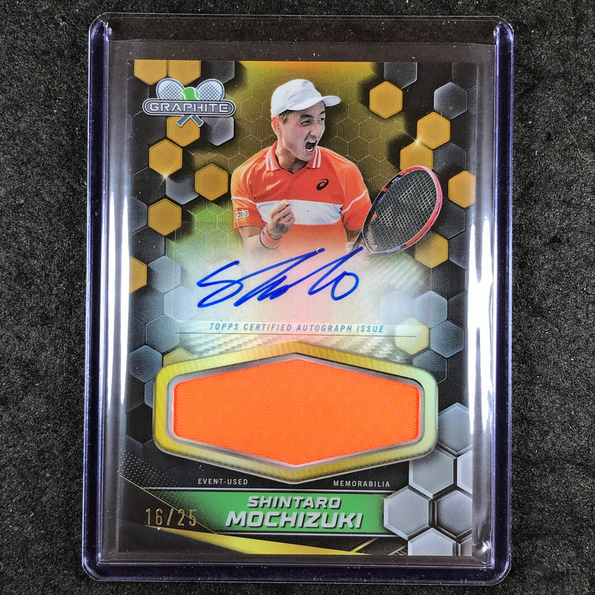 2024 Topps Graphite Tennis SHINTARO MOCHIZUKI Graphite Signature Relic 16/25